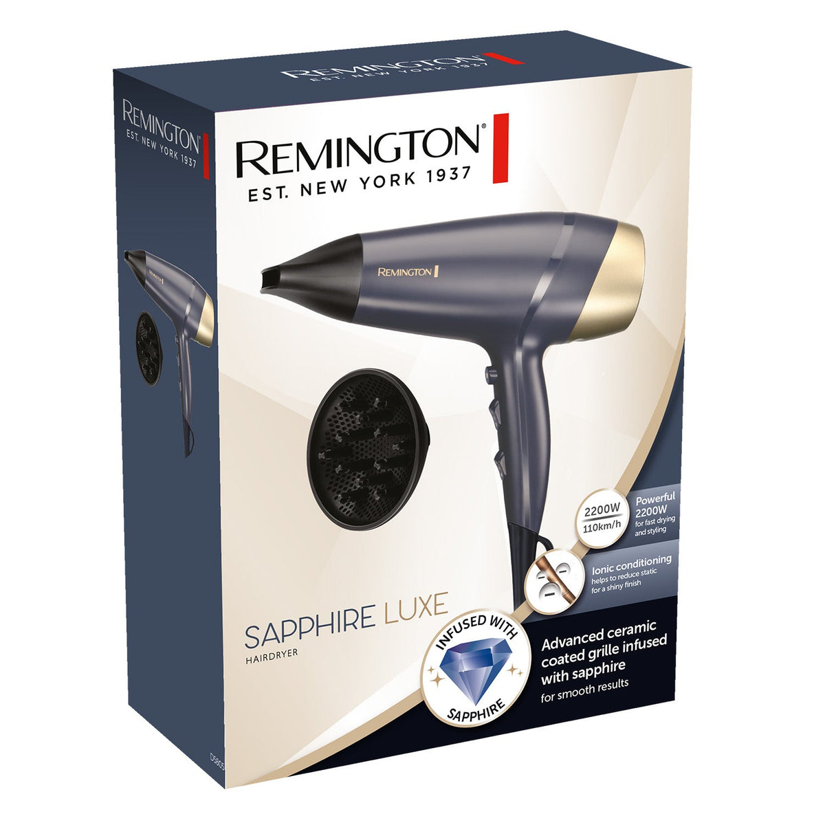 Remington Sapphire Luxe Hair Dryer | D5805