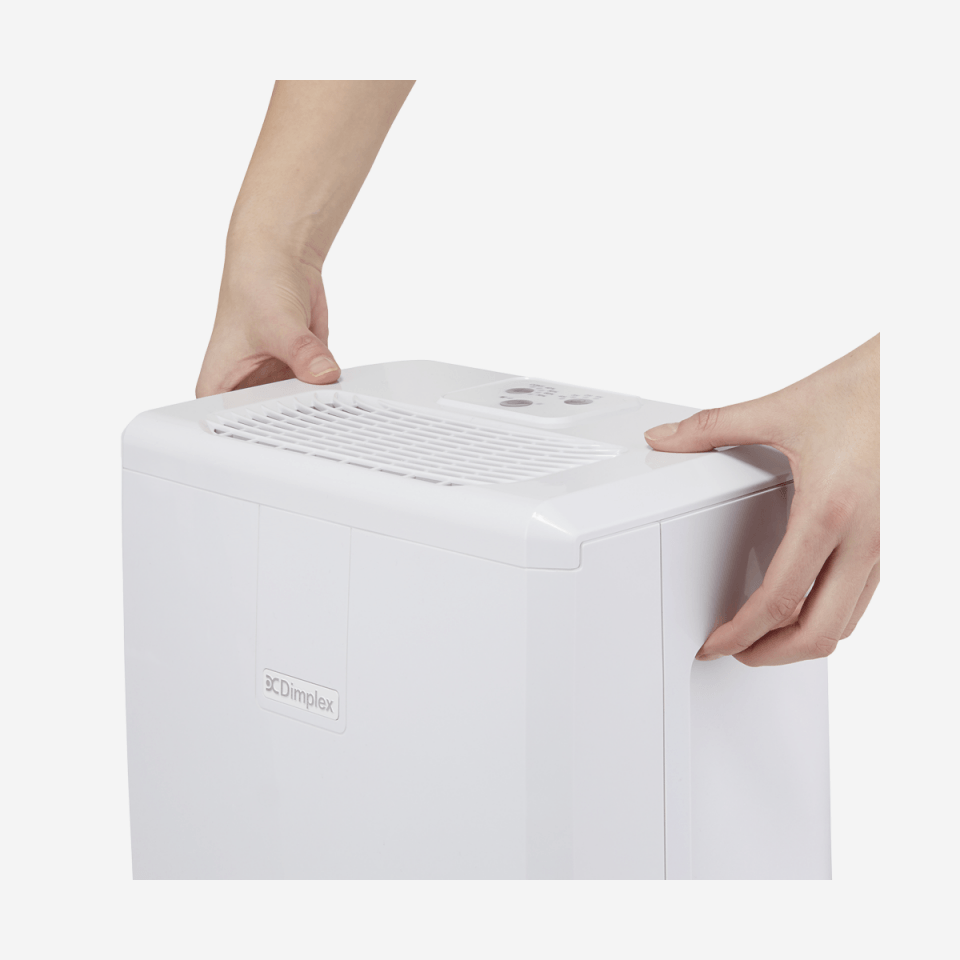 Dimplex 10L Freestanding Dehumidifier - White & Light Grey | EVERDRI10L