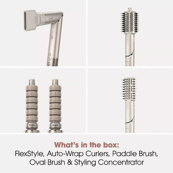 Shark FlexStyle 4-In-1 Air Styler & Hair Dryer - Stone | HD436SLUK