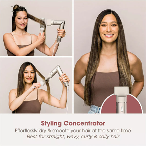 Shark FlexStyle 4-In-1 Air Styler & Hair Dryer - Stone | HD436SLUK