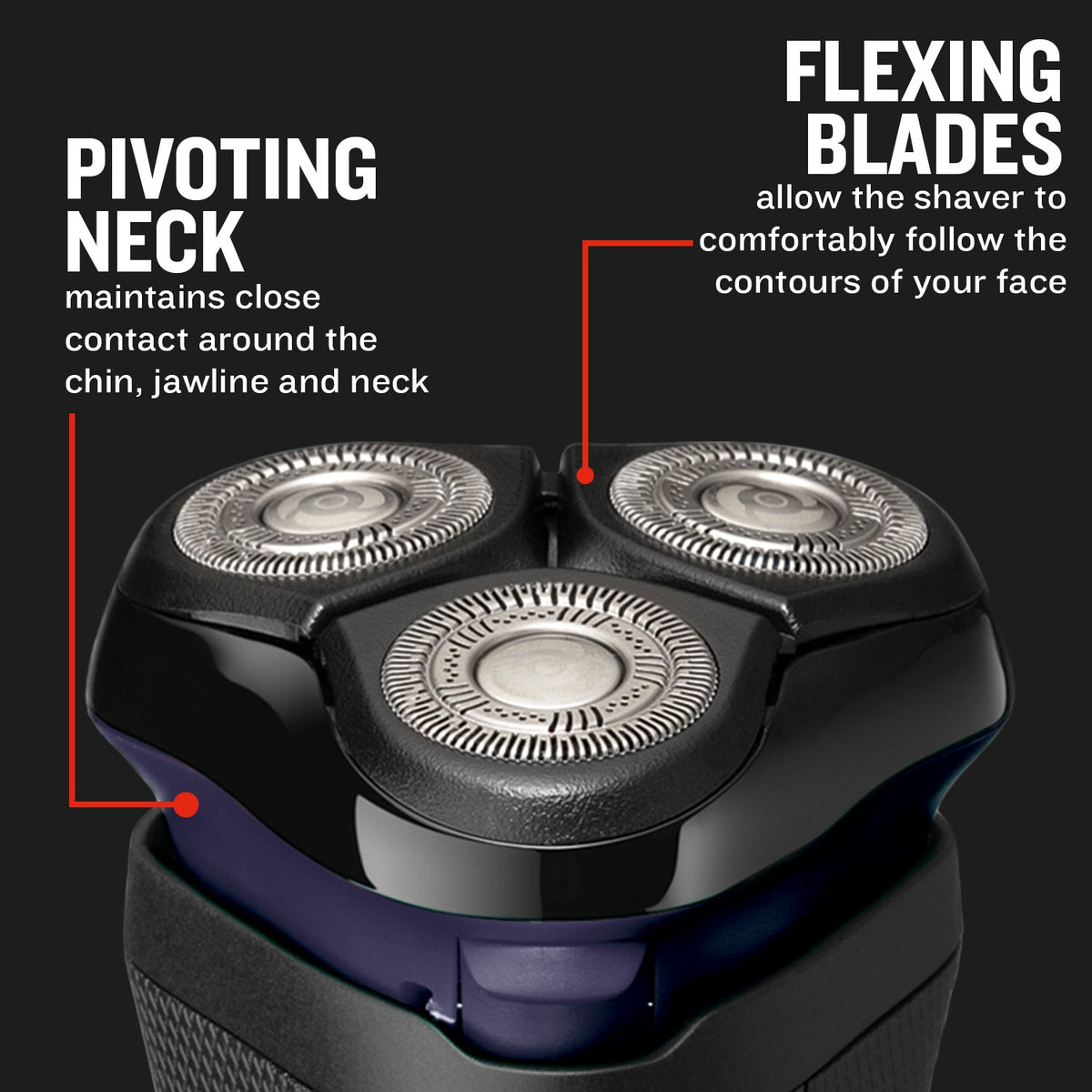 Remington R3 Style Series Rotary Shaver - Black | R30002