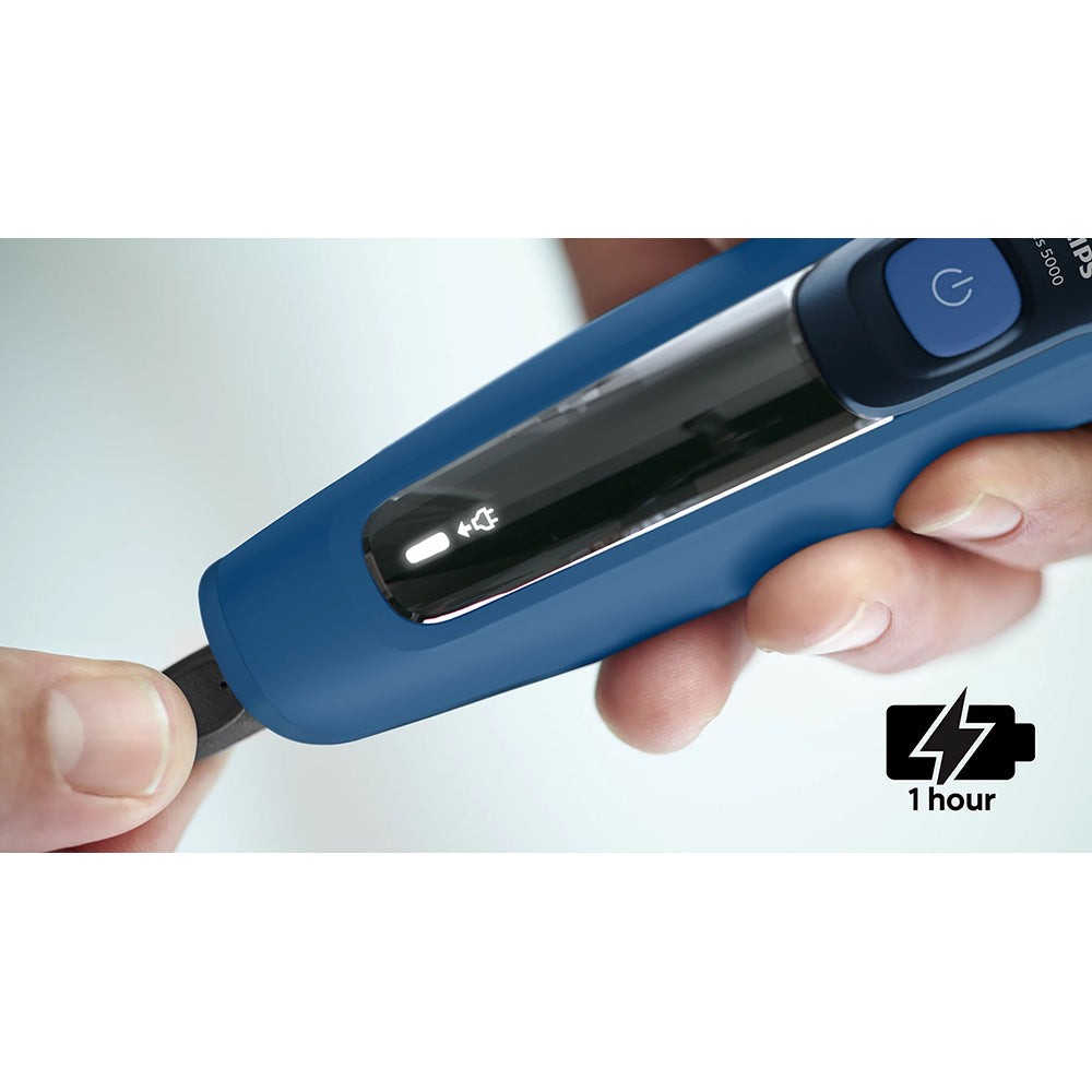 Philips Shaver Series 5000 Wet & Dry Electric Shaver - Dark Royal Blue | S5466/17